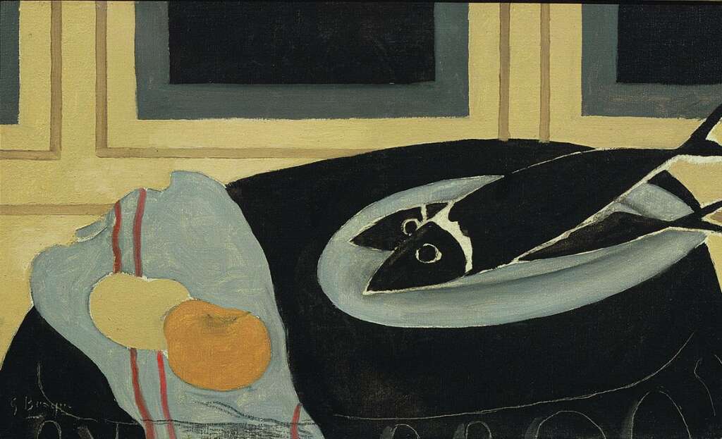 Georges Braque, Les Poissons noirs, 1942 - © Adagp, Paris 2013