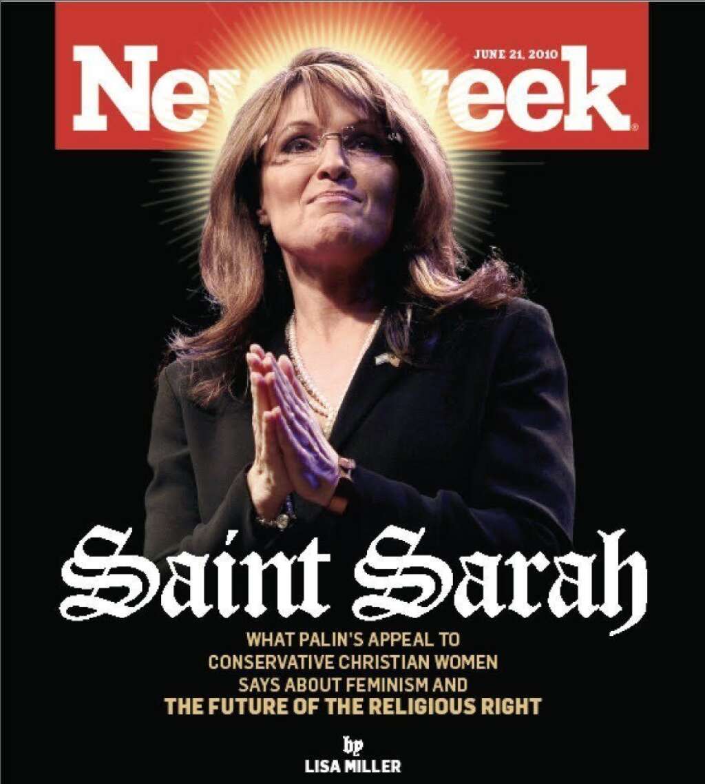 L'édition du 21 juin 2010 - "Sainte Sarah" - Sarah Palin fait la couverture de cette édition pour sa popularité auprès des femmes conservatrices chrétiennes aux États-Unis.