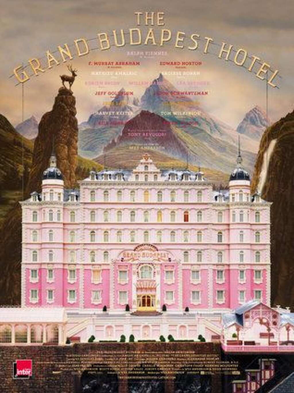 Meilleure comédie - "The Grand Budapest Hotel" de Wes Anderson