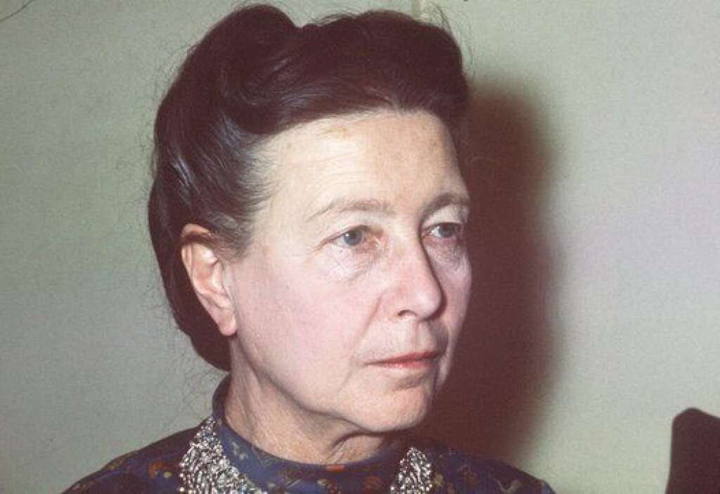 Simone de Beauvoir - Récompensée pour "Les Mandarins" en 1954.