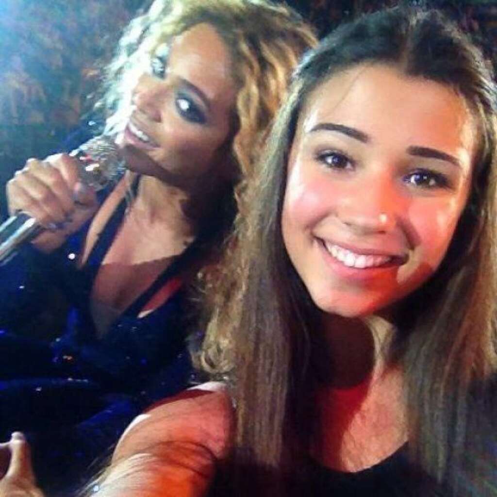 Le selfie avec un photobomb de Beyoncé en plein concert -