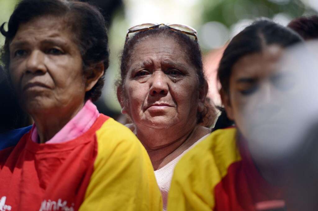 - Des manifestations pro Chavez à Caracas le 9 décembre.