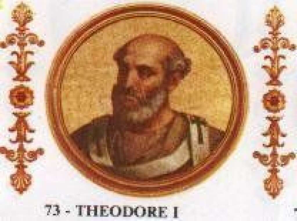 Theodore I - Nov. 24, 642 – May 14, 649