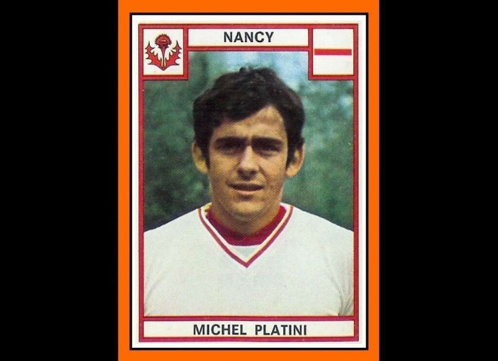 Michel Platini - Président de l'UEFA, voici "Platoche" sous le maillot de Nancy.