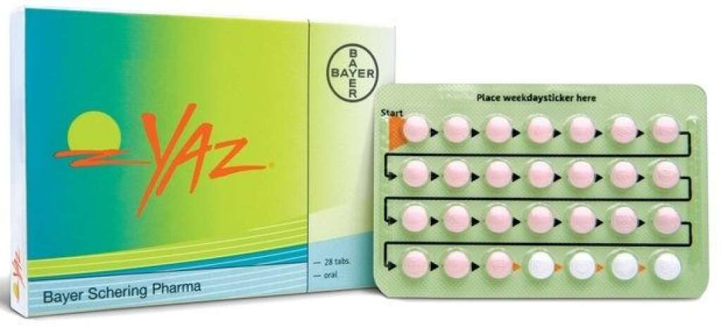 Le Yaz® - Le Yaz® figure parmi les contraceptifs de 4e génération. Il contient de Drospirenone, un progestatif qui augmente les risques de thrombose. Il n'est pas non plus remboursé par la Sécurité sociale.