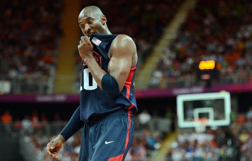 3. Kobe Bryant - 52.3 millions de dollars - À 33 ans, Kobe Bryant est le doyen de la sélection américaine. Il joue chez les Lakers de Los Angeles.