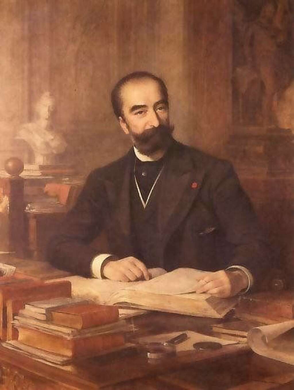 Sadi Carnot (inhumé en 1894) - Président de la IIIe République assassiné par un anarchiste.