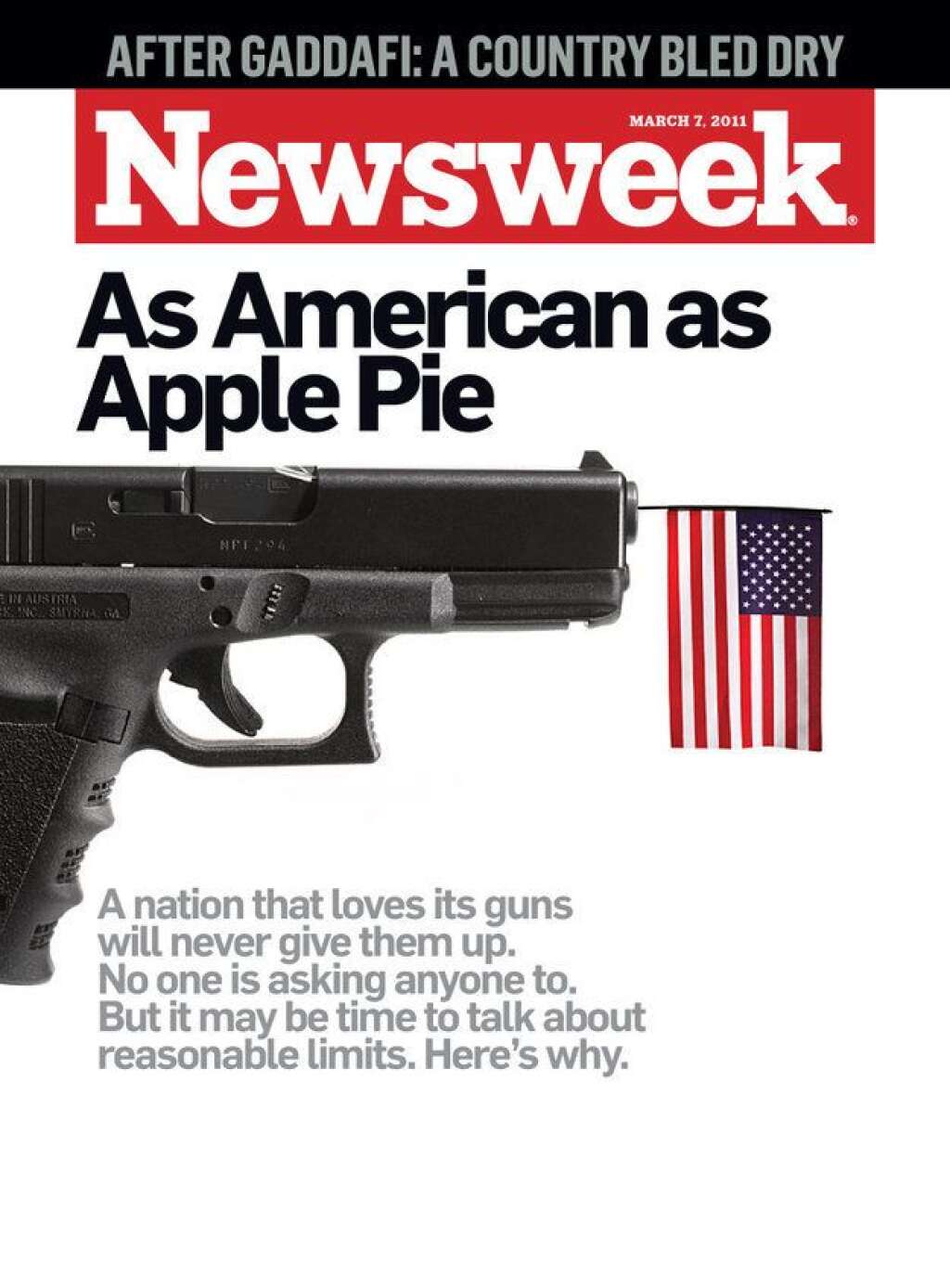 "Aussi américain que la tarte aux pommes" - Newsweek (2011) -