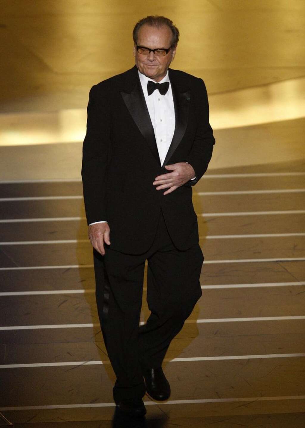 Jack Nicholson - L'acteur récompensé trois fois a rangé ses Oscar dans sa bibliothèque.