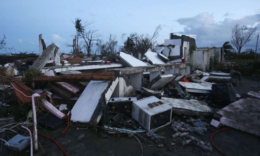 À Tacloban - Le 9 novembre 2013.