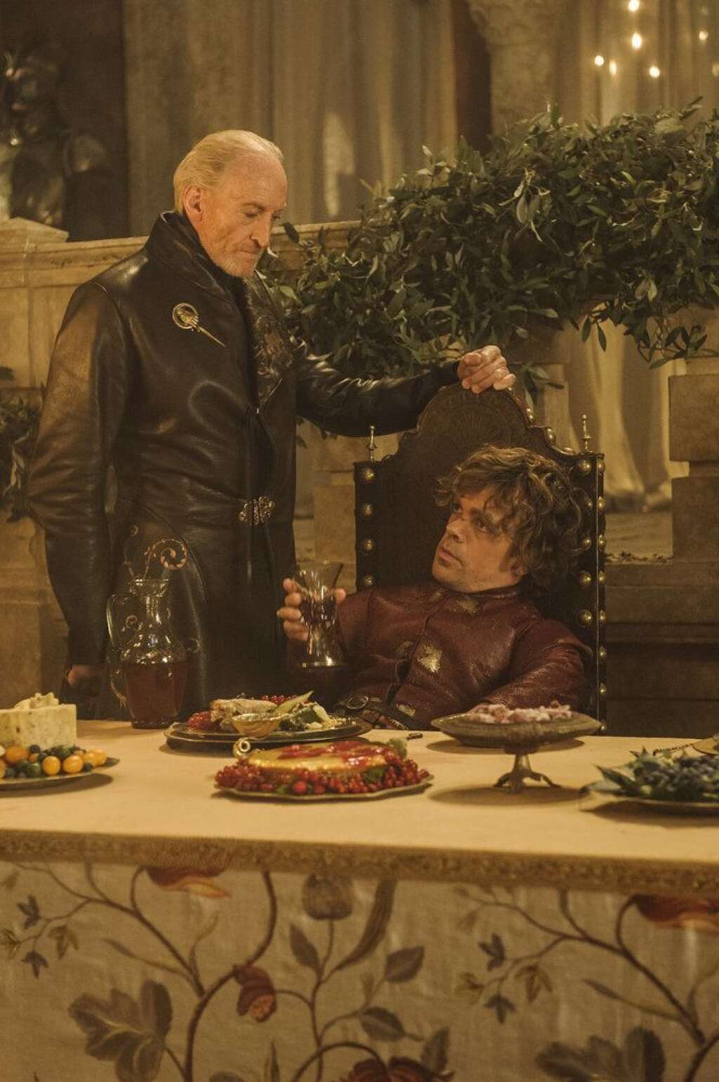 'Game Of Thrones' Season 3, Episode 8 - Charles Dance as Tywin Lannister, Peter Dinklage as Tyrion Lannister