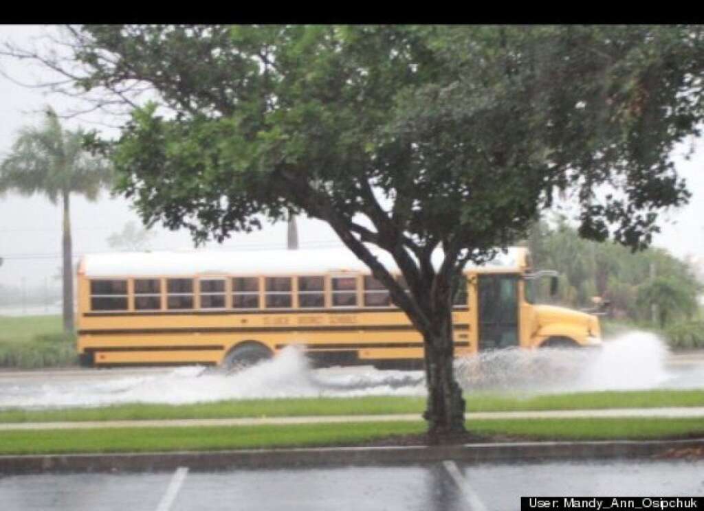 Schools Open in St. Lucie County Florida - <a href="http://www.huffingtonpost.com/social/Mandy_Ann_Osipchuk"><img style="float:left;padding-right:6px !important;" src="http://graph.facebook.com/1167127439/picture?type=square" /></a><a href="http://www.huffingtonpost.com/social/Mandy_Ann_Osipchuk">Mandy Ann Osipchuk</a>:<br />A lot of kids and there parents where stranded Aug 27th 2012 as the county school districts left school open. The flooding started around the time school was released. Many parents could not even drive to pick up there kids at the bus stops due to water 4 feet deep in some parts of St. Lucie County. Many Students where brought back to the schools and there parents had to wait for the water to go down. A lot of people lost cars in the deep water. Climate change? Parents where mad the schools where open.
