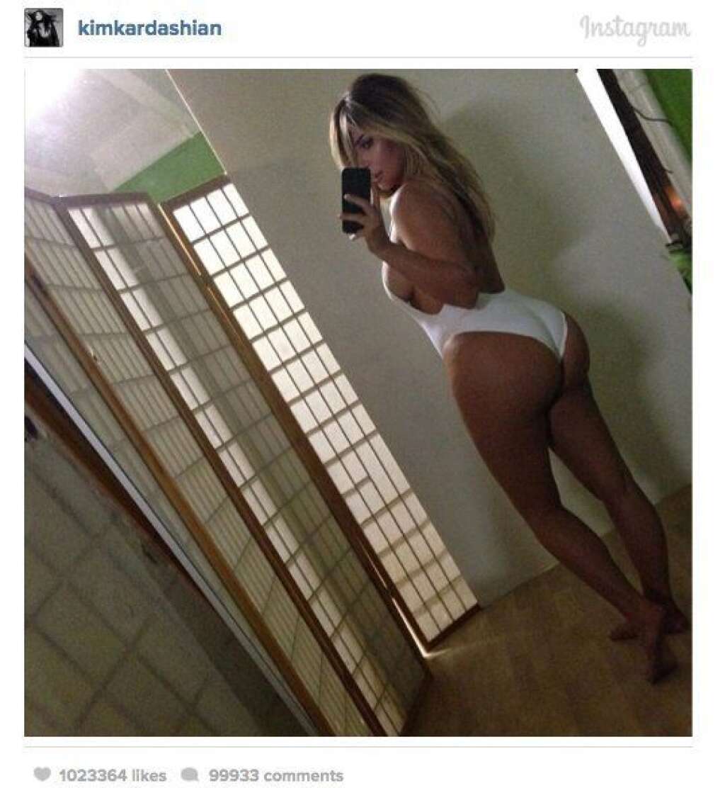 Le selfie maillot de bain post-régime de Kim Kardashian -