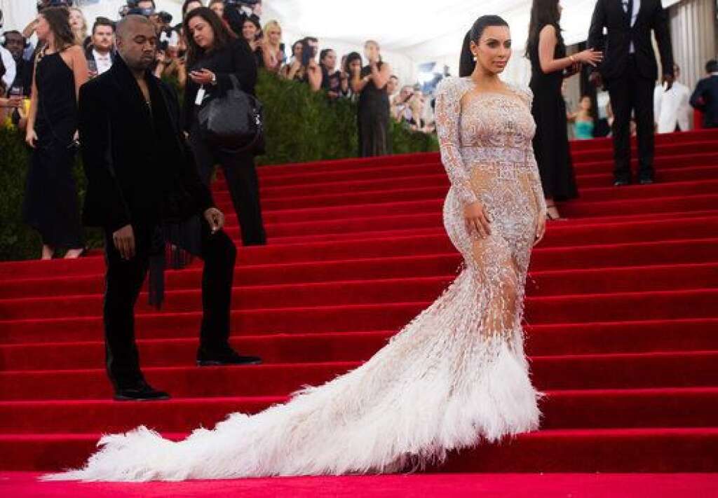 Kim Kardashian et Kanye West -