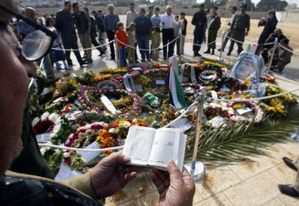 Les funérailles de Yasser Arafat - La tombe de Yasser Arafat.
