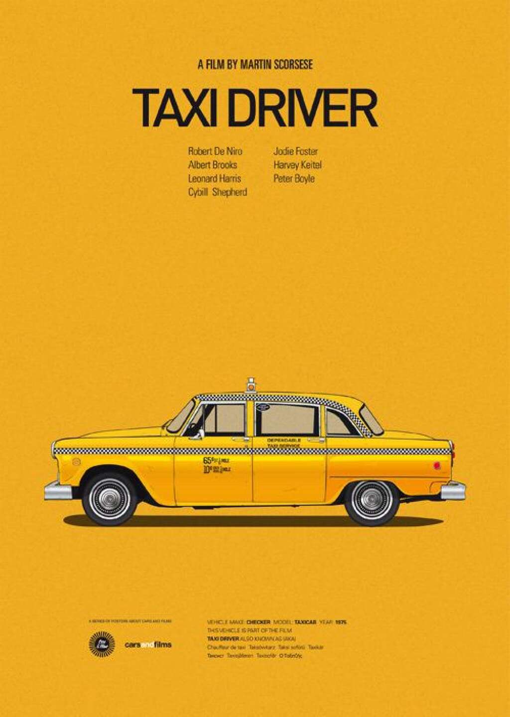 Le Checker Cab de "Taxi Driver" -