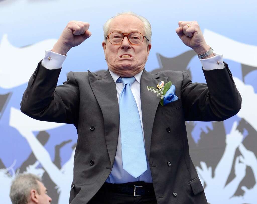 Jean-Marie Le Pen (FN) - 28,9% dans le Sud-Est.