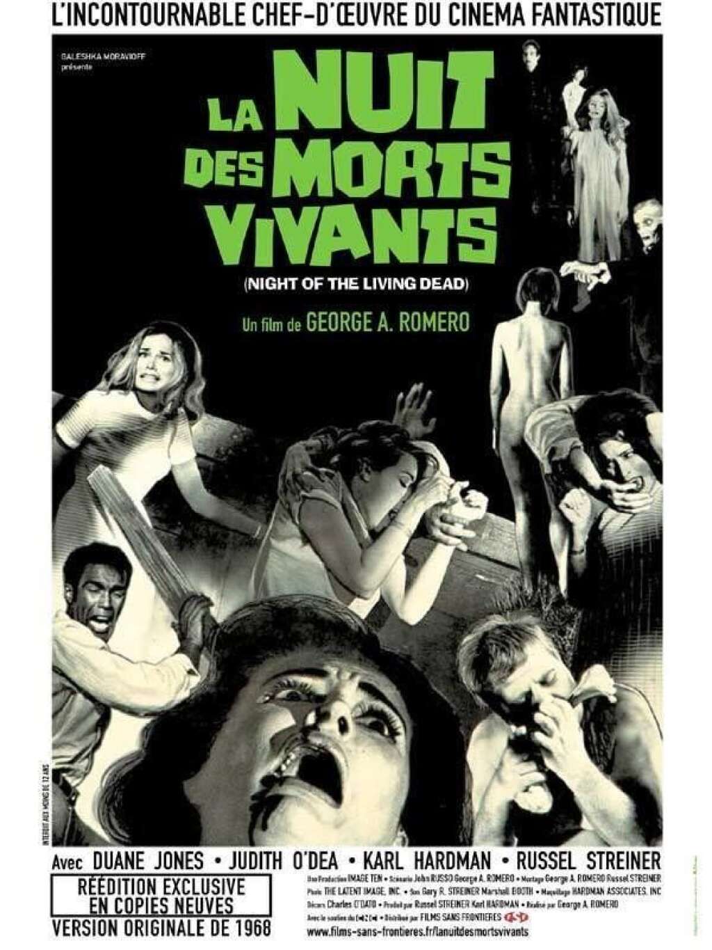 Le zombie vintage: La nuit des morts-vivants (1970) - Par George A. Romero avec Duane Jones, Judith O’Dea, Karl Hardman