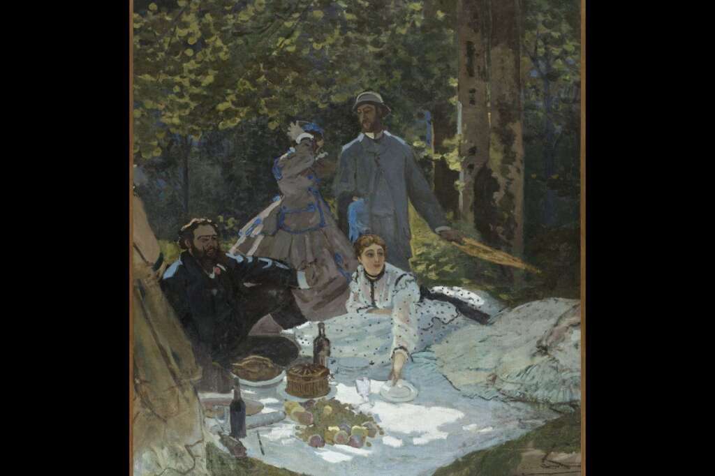 "Le déjeuner sur l'herbe" - Claude Monet (1865-1866) - © Musée d'Orsay, dist. RMN / Patrice Schmidt
