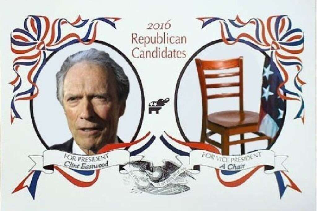 Le futur président Clint Eastwood -