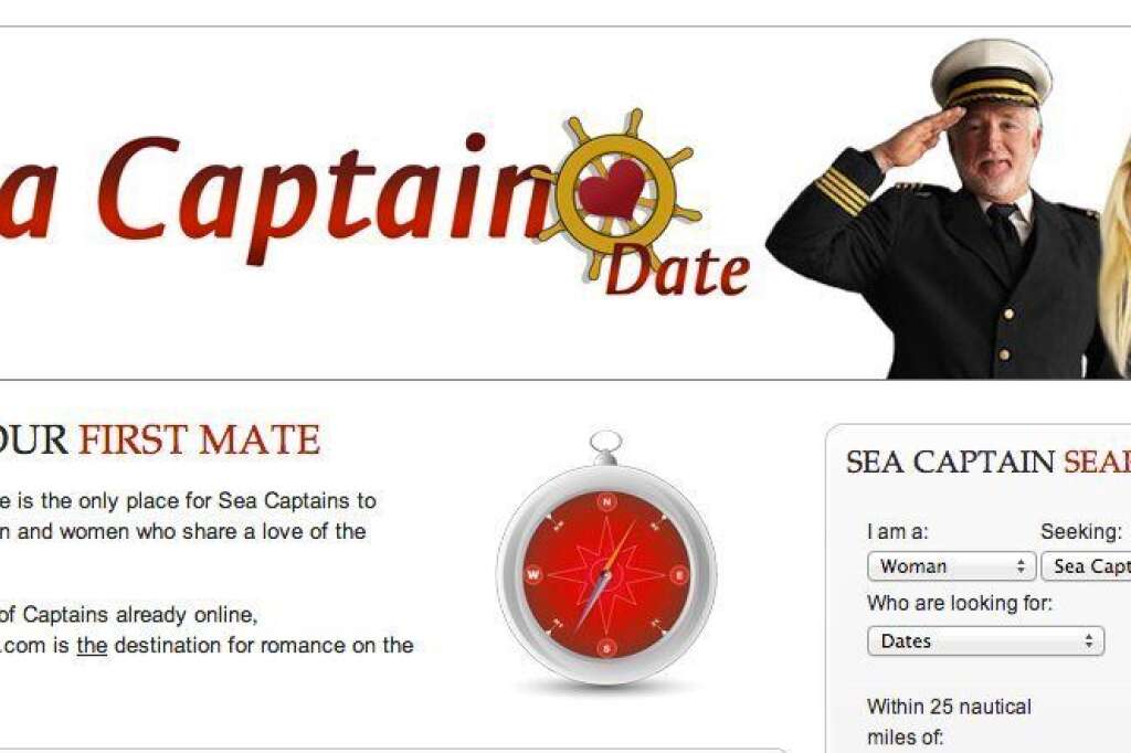 Sea Captain Date - Pour les capitaines de bateau qui veulent voir autre chose que la mer.