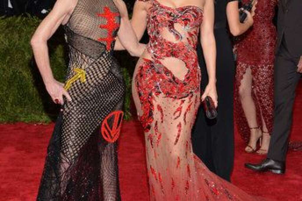 Donatella Versace et Jennifer Lopez -