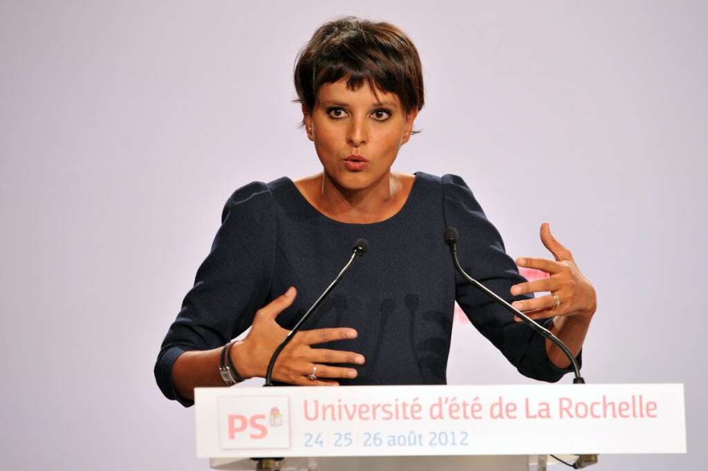 25/74 "Un ministère des droits des femmes sera créé" - <img alt="like" src="http://i.huffpost.com/gen/1104504/thumbs/s-LIKE-small.jpg?3 " style="float:left;" />Najat Vallaud-Belkacem a été nommée en 2012 et a été reconduite dans le gouvernement Valls.