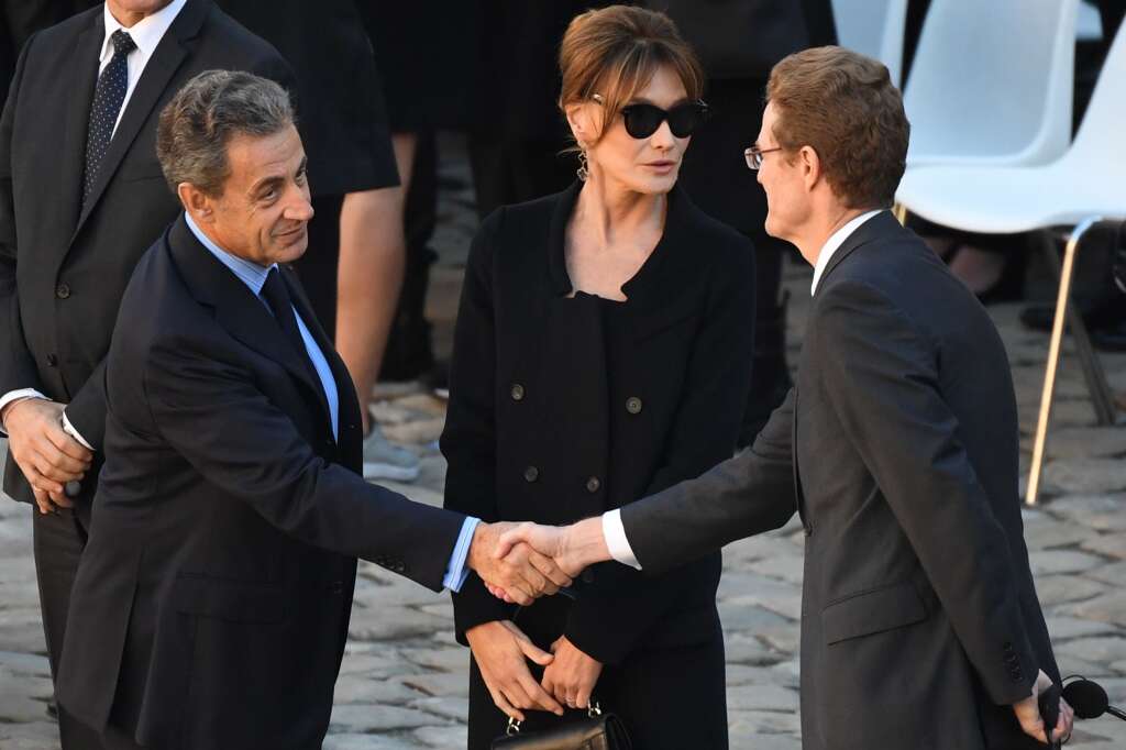 Carla Bruni et l'ancien président Nicolas Sarkozy -