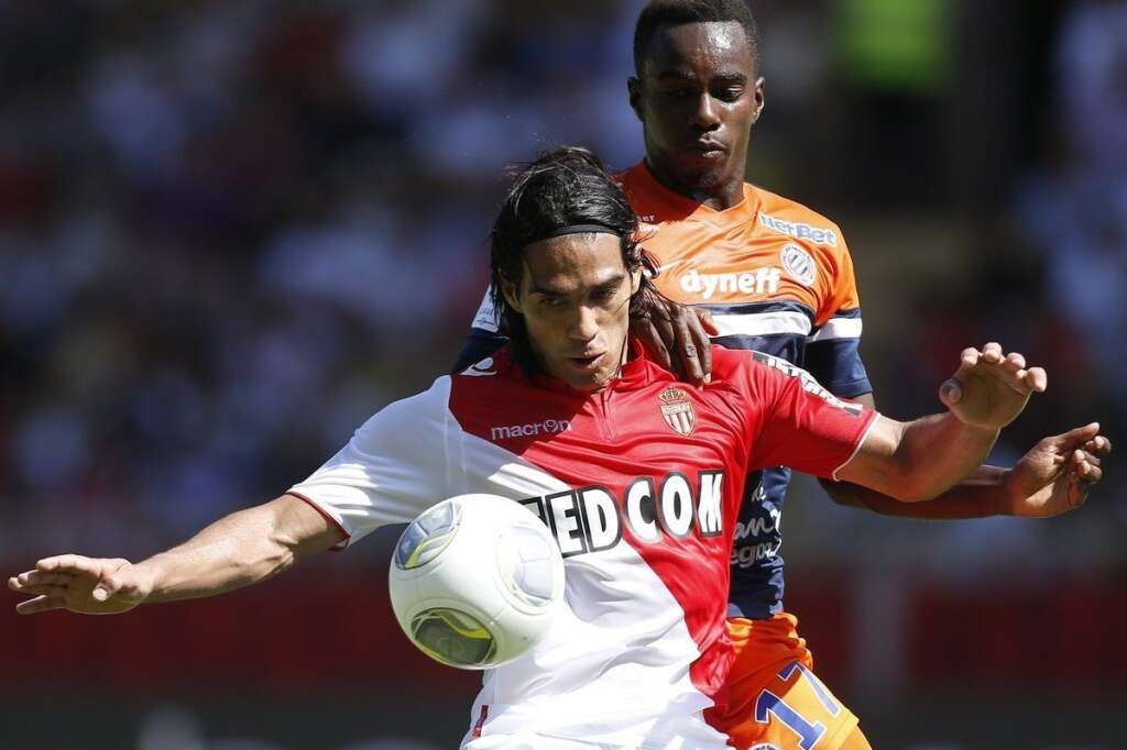 6- Radamel Falcao, 21,2 millions d'euros - L'attaquant colombien de Monaco talonne Zlatan Ibrahimovic au palmarès des footballeurs de Ligue 1 les mieux payés.