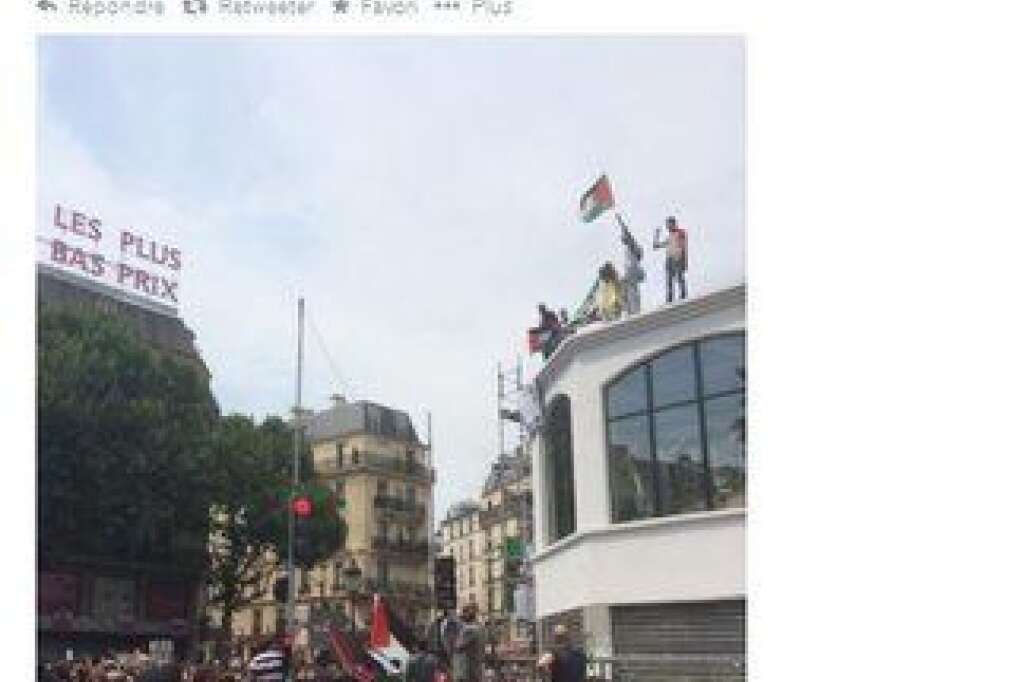 Manifestation pro-Gaza à Paris -