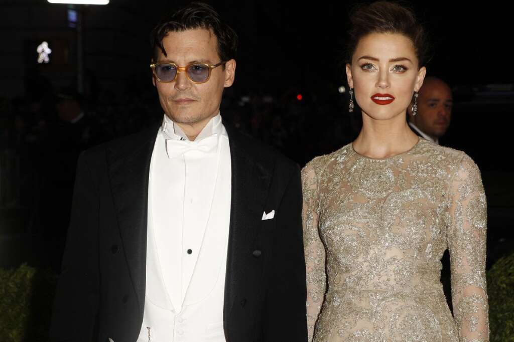 Johnny Depp et Amber Heard -