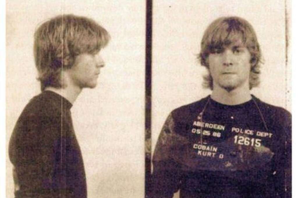 Kurt Cobain - Arrêté pour possession et usage de drogues