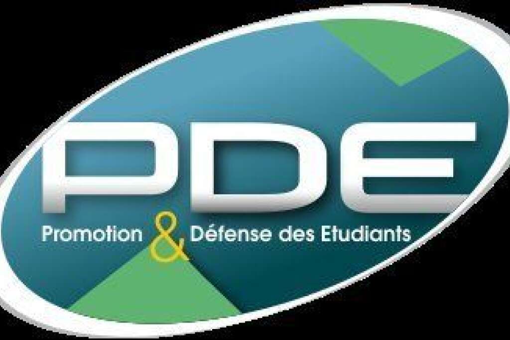 Promotion et défense des étudiants (PDE) - Fondée en 1994 après une scission d'avec la Fage, la PDE est une organisation étudiante représentative qui se revendique totalement apolitique.