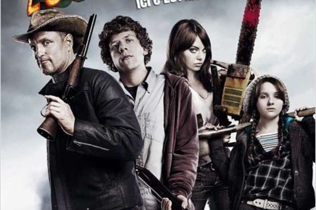 Le zombie ridicule: Bienvenue à Zombieland (2008) - Par Ruben Fleischer avec Woody Harrelson, Jesse Eisenberg, Abigail Breslin