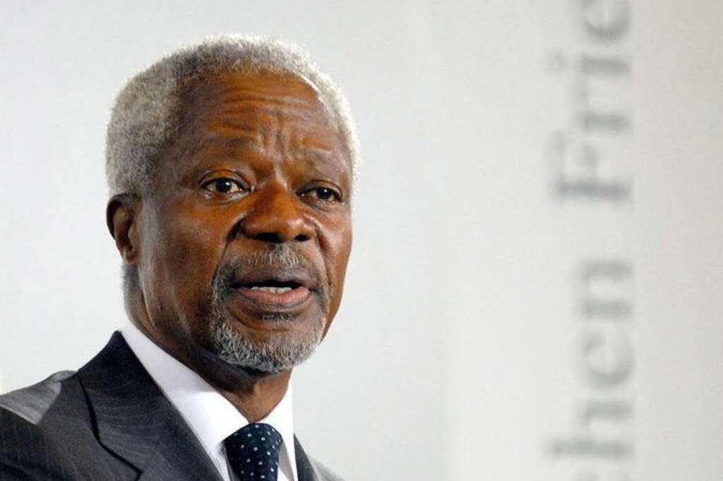 Koffi Annan - L'ancien secrétaire général des Nations Unies sera l'un des représentants du groupe The Elders, fondé par Nelson Mandela en 2007.