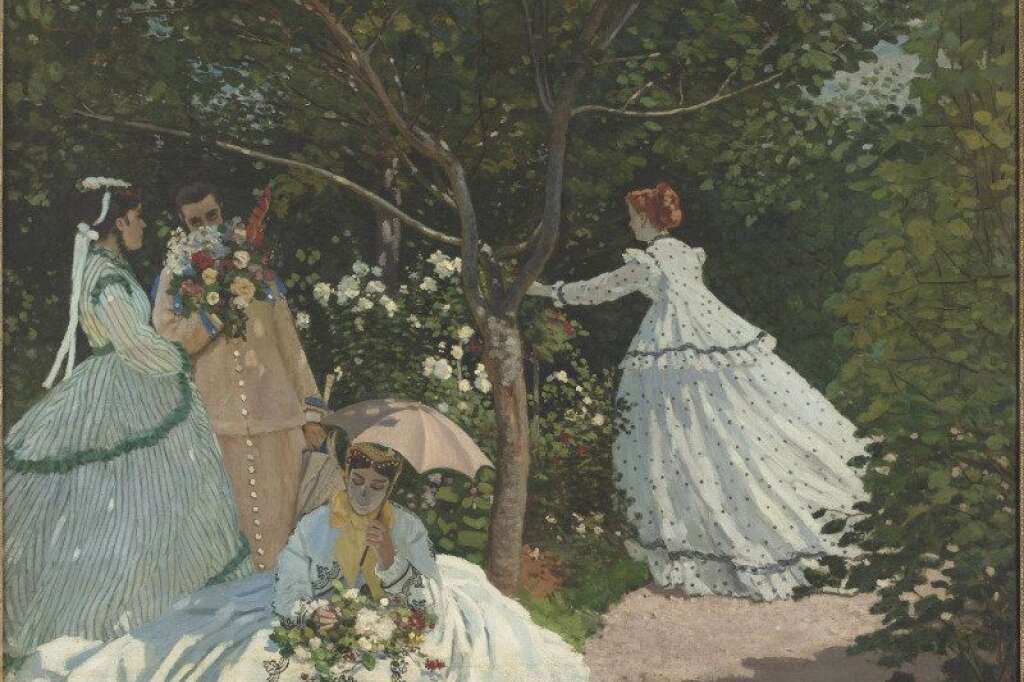 "Femmes au jardin" - Claude Monet (1866) - © RMN (Musée d'Orsay) / Hervé Lewandowski