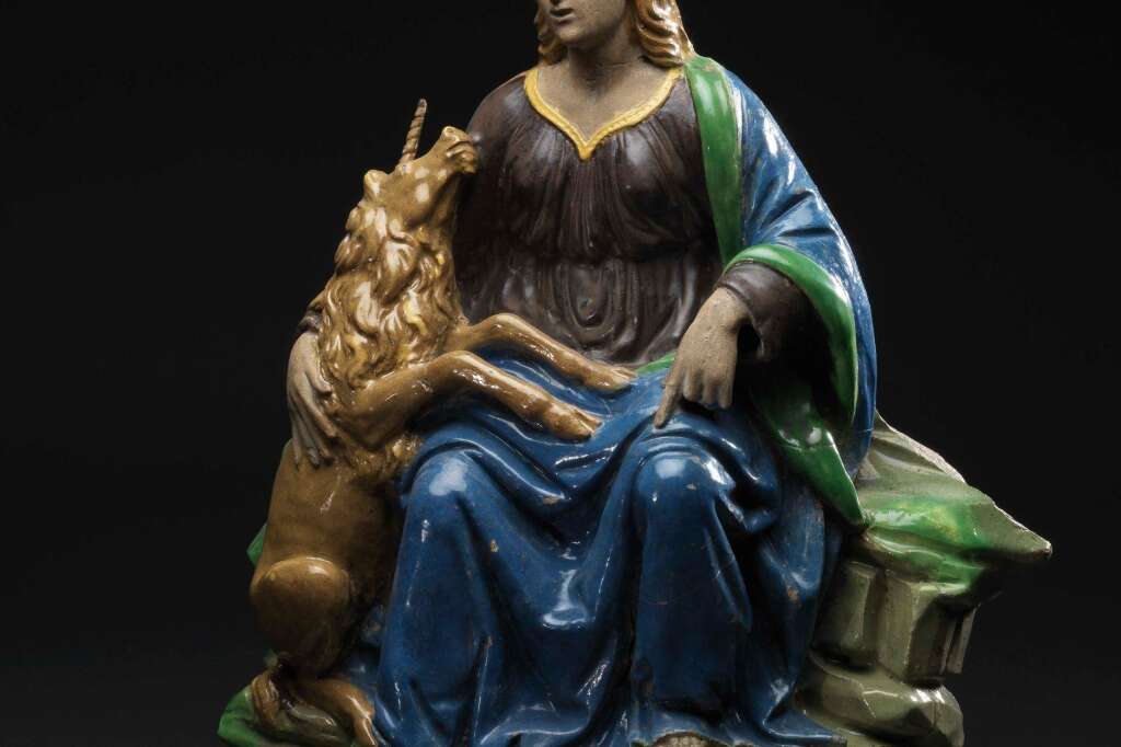 Femme à la licorne, attribuée à Giovanni della Robbia ou à son atelier -