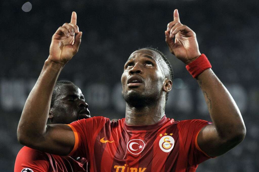 16. Galatasaray SK - 157 millions d'euros - Didier Drogba, octobre 2013