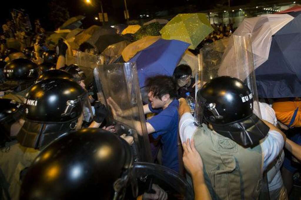 La "révolution des parapluies" à Hong Kong -