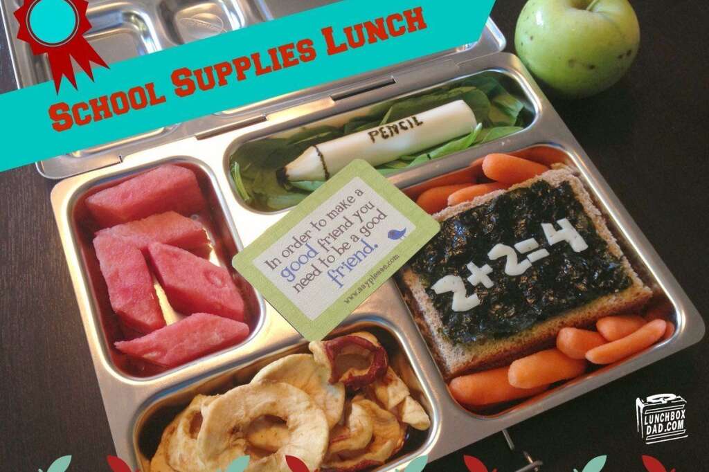 La lunch box spéciale école -