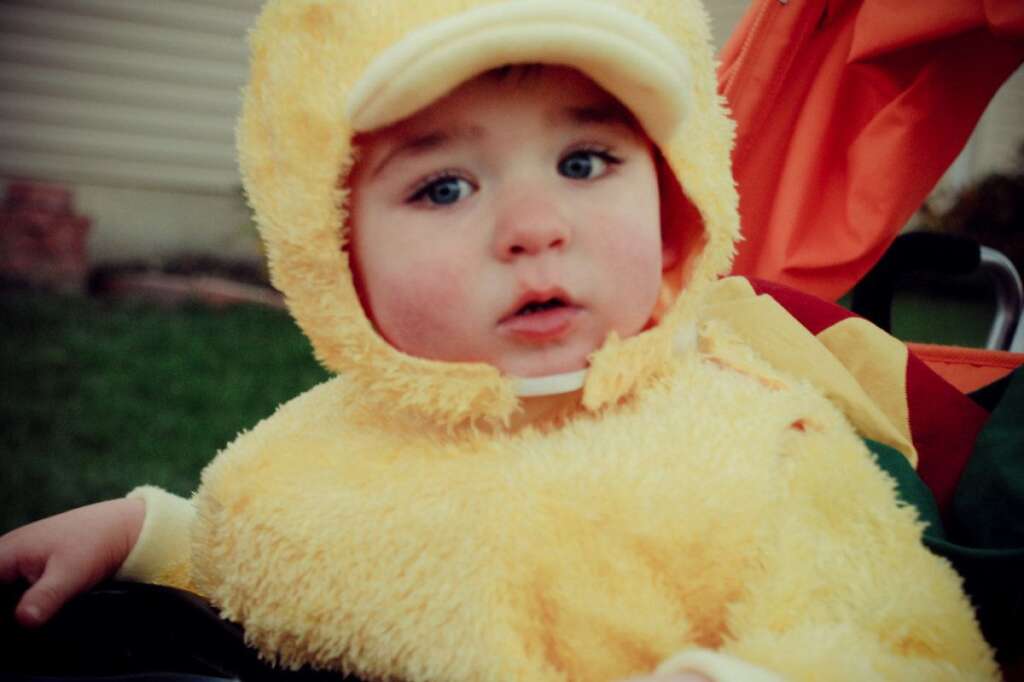 Ming Ming - If it walks like a duck and quacks like a duck... OK it's just the cutest duck ever.    Henry, age 1.