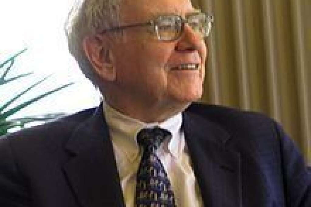 26. Warren Buffett - Homme d'affaires et philantrope, (1930- ) 64 milliards de dollars