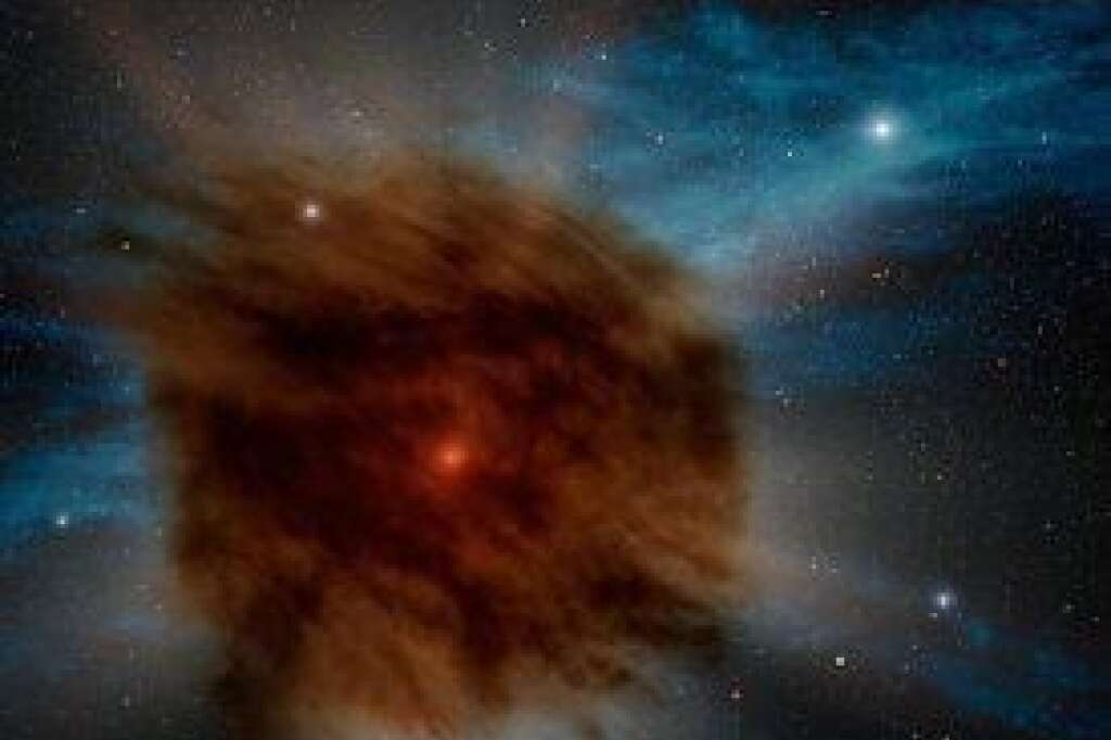 Supernova géante - (vue d'artiste)