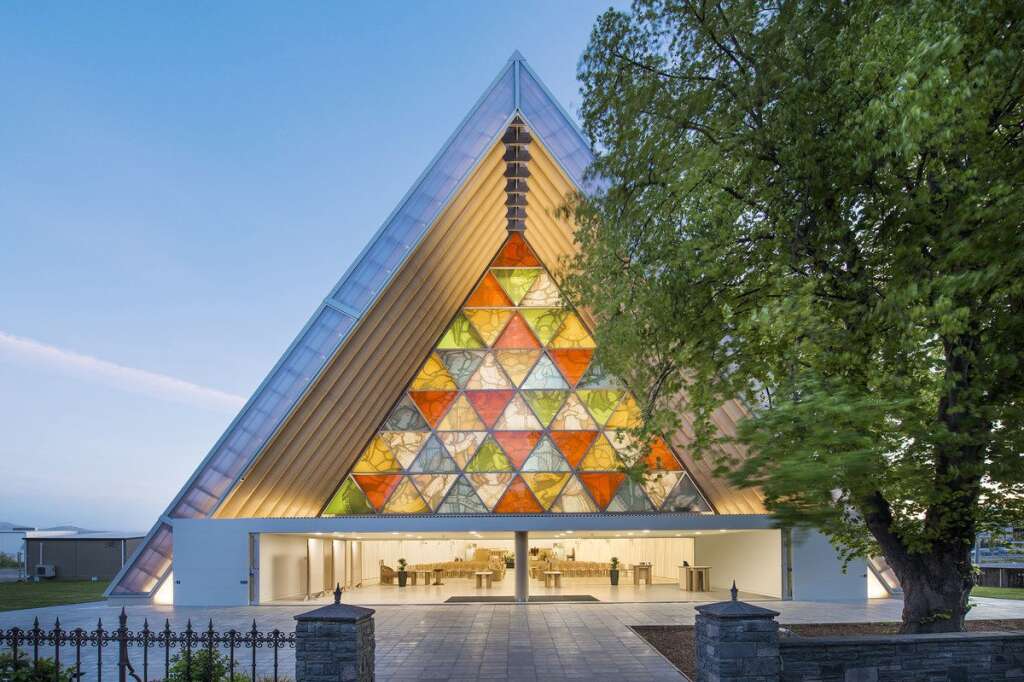 Cardboard Cathedral, Nouvelle Zélande -