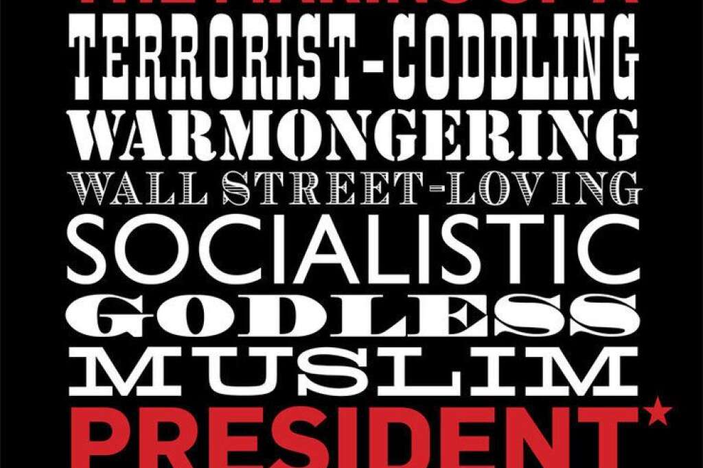L'édition du 6 septembre 2010 - "Le making of d'un président musulman, sans dieu, socialiste, adorateur de Wall Street et belligérant qui choie les terroristes (qui n'est en fait rien de cela)" - en référence aux accusations dont Barack Obama est la cible.