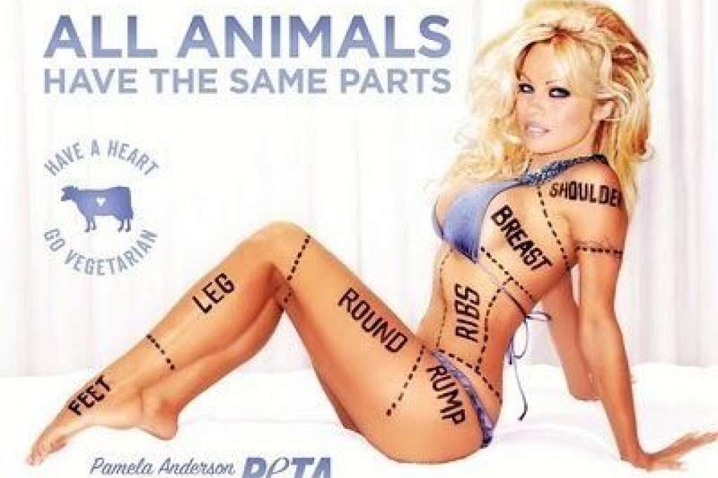 Pamela Anderson - Partout où les animaux sont en danger, ils peuvent compter sur Pamela Anderson ! Membre de Peta avant même de devenir célèbre, la jeune femme est une véritable militante.