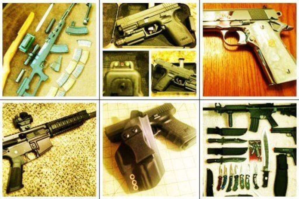 Des armes en vente sur Instagram - Des armes