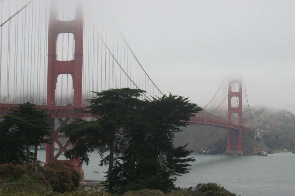 Le Golden Gate, par lequel passe la Highway 1 -