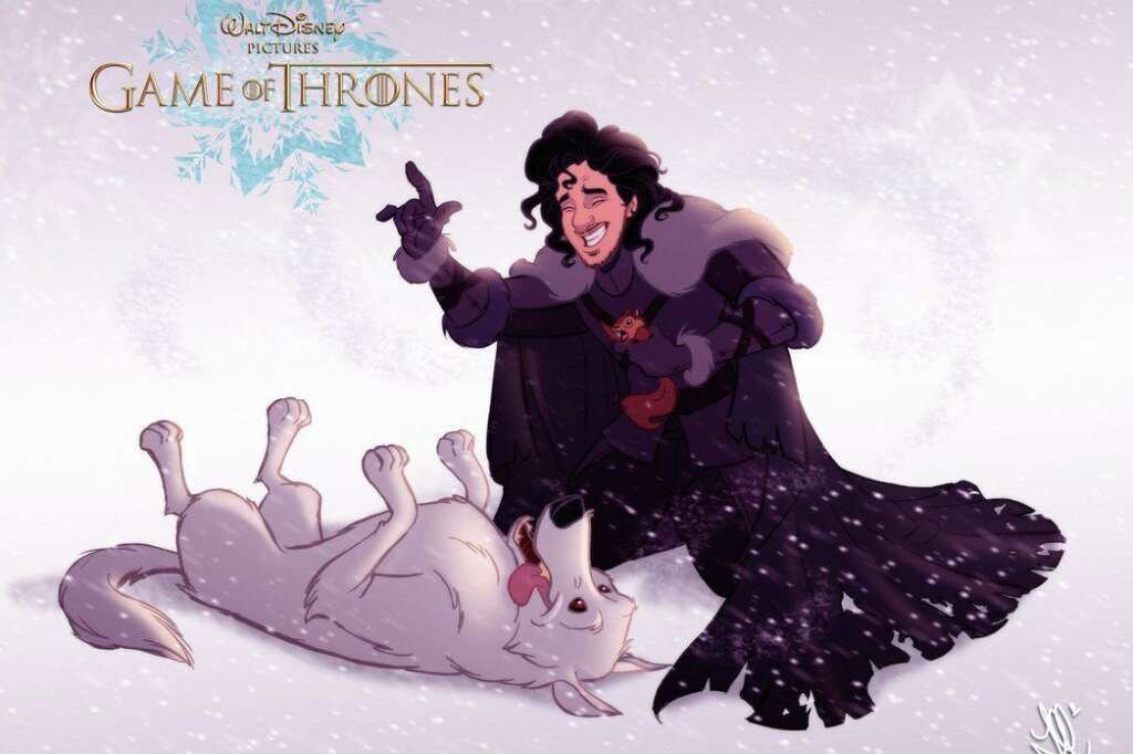 Et si Game of Thrones était un Disney - Jon Snow