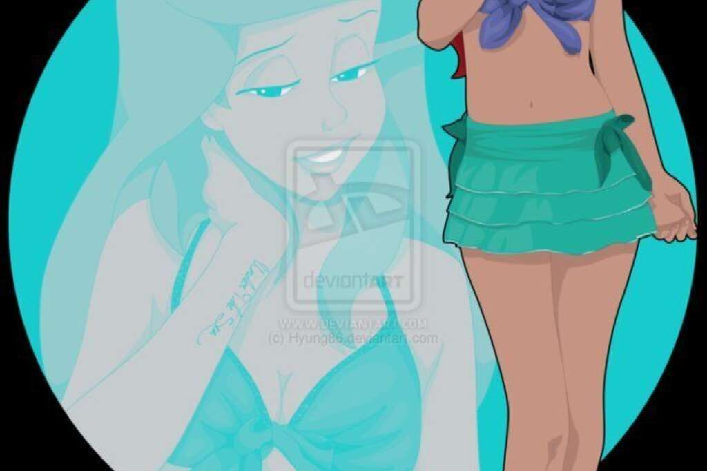 Les personnages en jeunes adultes - Ariel (La Petite Sirène)